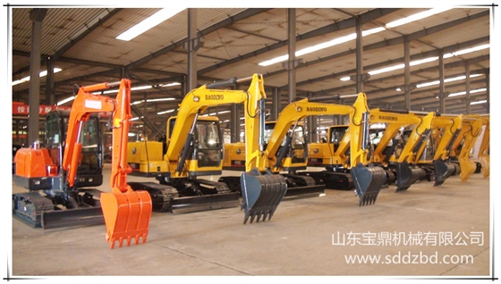 山東寶鼎機(jī)械有限公司小型挖掘機(jī)產(chǎn)品