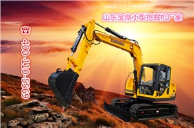 山東寶鼎小型挖掘機廠家