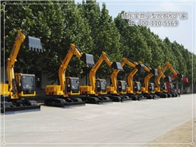 山東寶鼎小型挖掘機廠家挖掘機械產(chǎn)品
