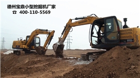 寶鼎小型挖掘機生產廠家