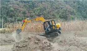 國(guó)產(chǎn)小型挖掘機(jī)