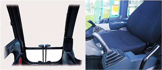 寶鼎小型挖掘機(jī)80型號駕駛室