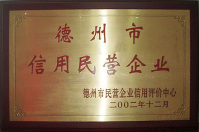 【德州市民營企業】-寶鼎榮譽