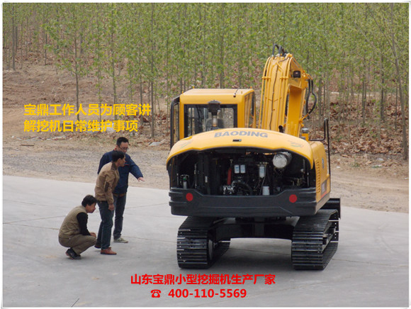 山東寶鼎小型挖掘機生產廠家