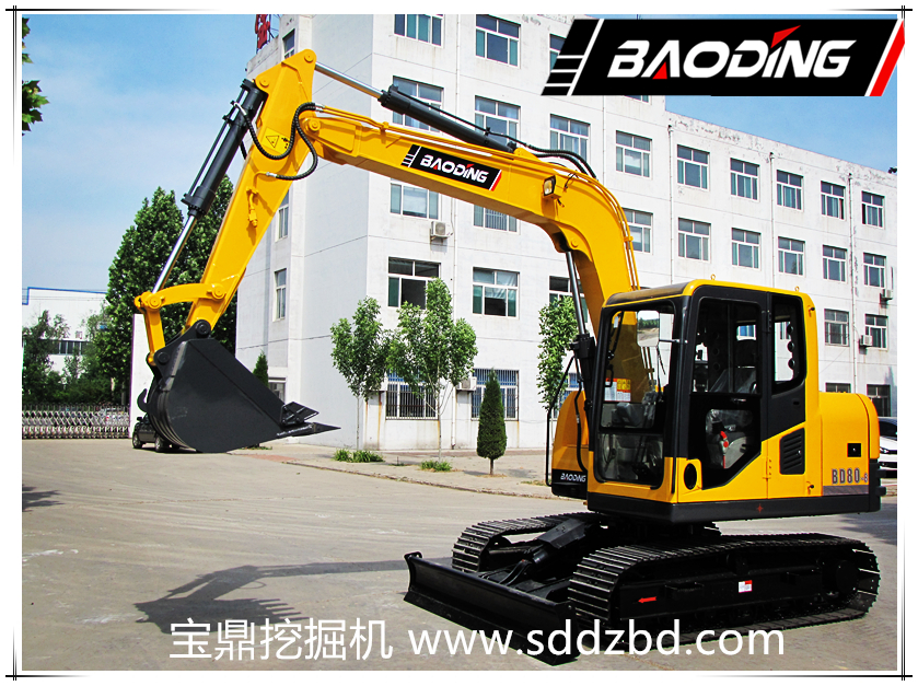 寶鼎80小型挖掘機械
