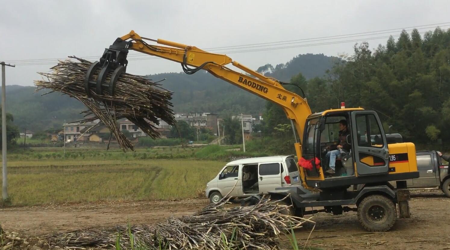 寶鼎輪式抓木機