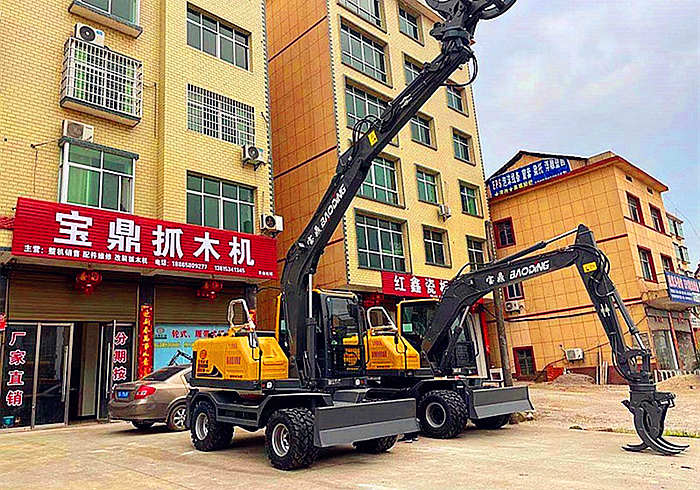 寶鼎挖掘機抓木機江西銷售點