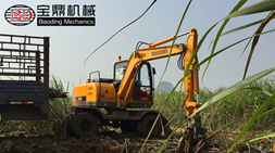 寶鼎多功能輪式抓木機在廣西地區銷售熱度持續上升廣西甘蔗抓機銷售咨詢