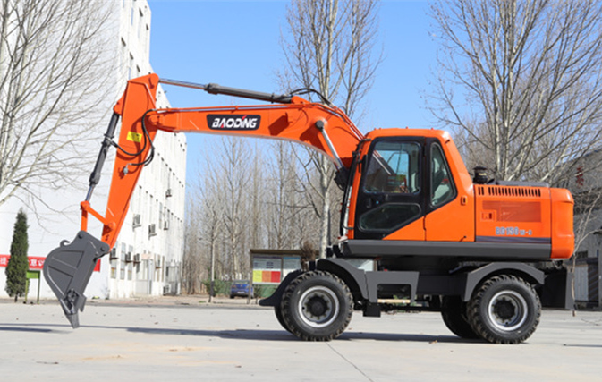 寶鼎150輪式挖掘機(jī)型號(hào)_中型輪式挖掘機(jī)價(jià)格_圖片介紹