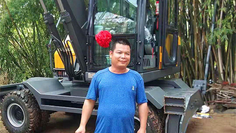 廣西南寧抓木機銷售客戶
