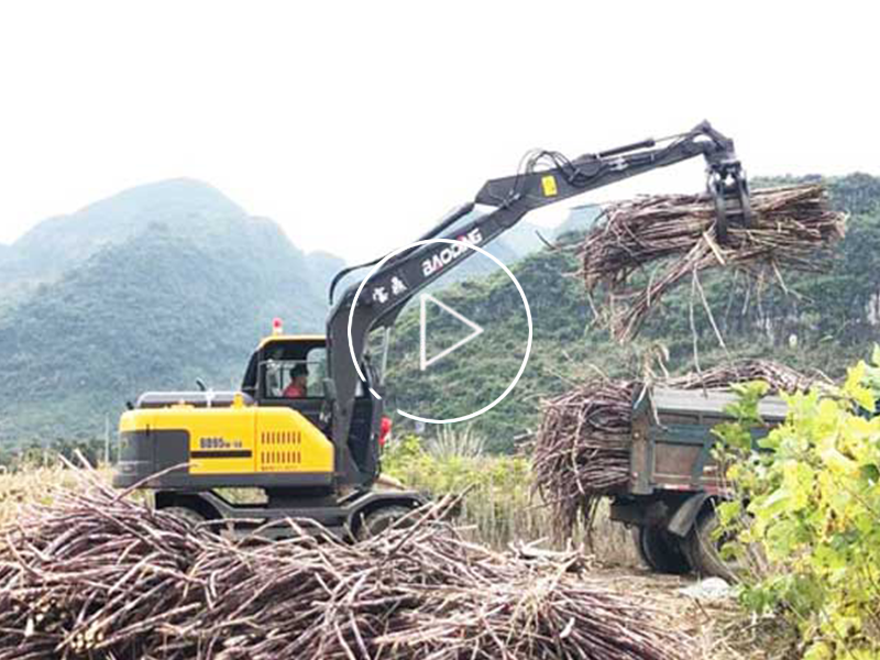 寶鼎抓甘蔗機挑戰地形極限，輕松勝任